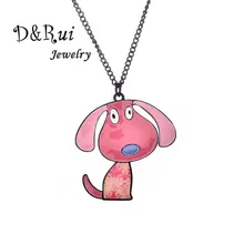 Pink Puppy Necklace Women Trendy Long Chain Alloy Pendant Jewelry For Girl Statement Charm Accessories Party Gifts 2019 Hot Sale Pink Puppy Necklace Women Trendy Long Chain Alloy Pendant Jewelry For Girl Statement Charm Accessories Party Gifts 2019 Hot Sale
