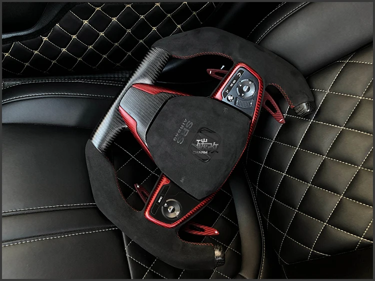 Подходит для HONDA CIVIC 10 gen 16 17 18 ручка переключения передач из углеродного волокна