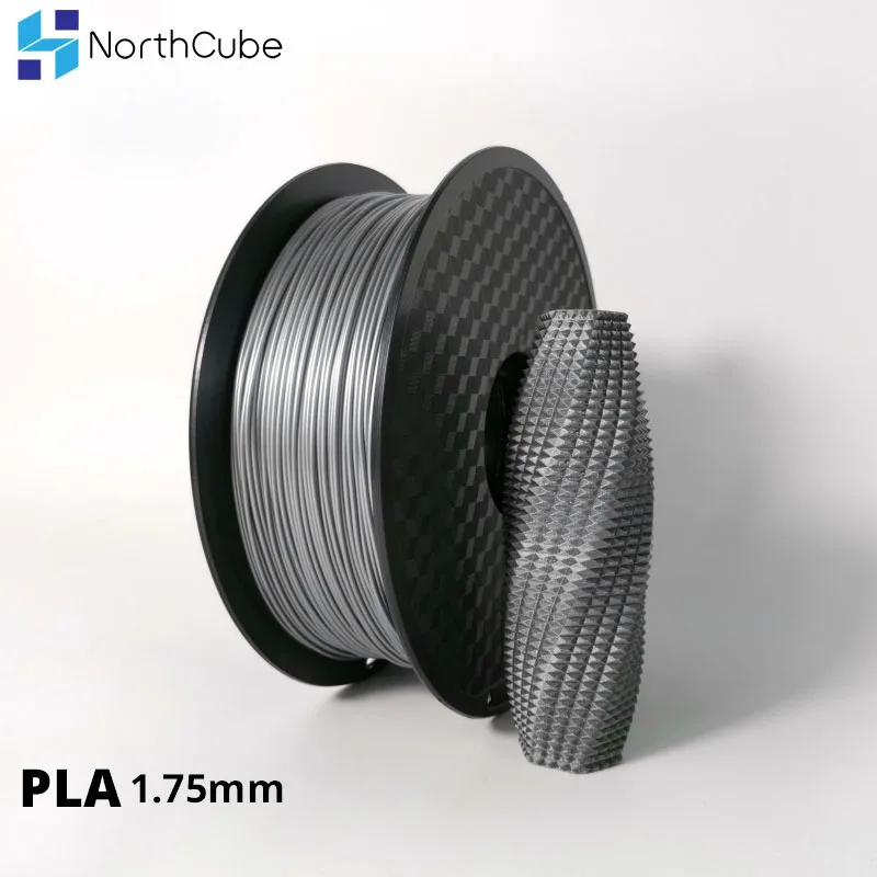 

3d printer filament pla 1.75mm 1KG 3D printing material 3d plastic filament Colorful For 3D Printer Silver