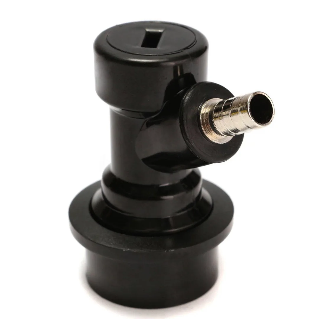 Stainless Carbonation Cap & Carbonator Liquid Ball Lock Disconnect 1/4"Barb