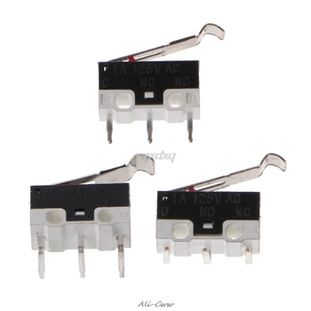 

3D Printer Mechanical Limit Switch 10pcs/lot 1A/125VAC Endstop Micro Switch for Prusa I3 Delta Kossel Makerbot Printer AUG26