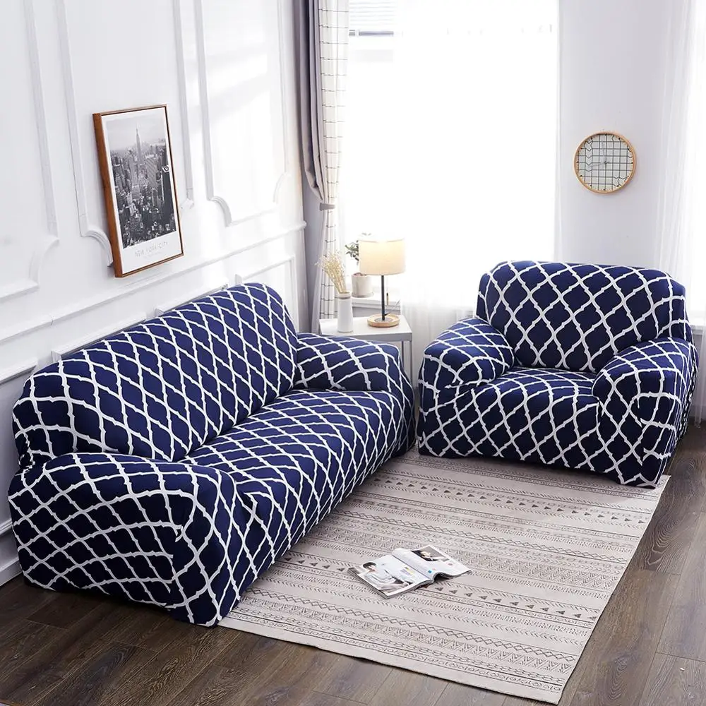 Эластичный чехол на диван секционные эластичные Чехлы для диван в гостиной покрытие L форма покрывало на кресло один/два/три/Четырехместный
