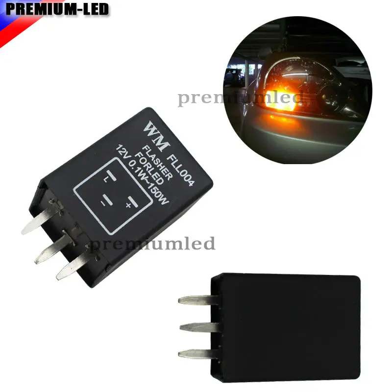 (1) 3 Pin EP28 Electronic LED Flasher Relay For LED Related Turn Signal