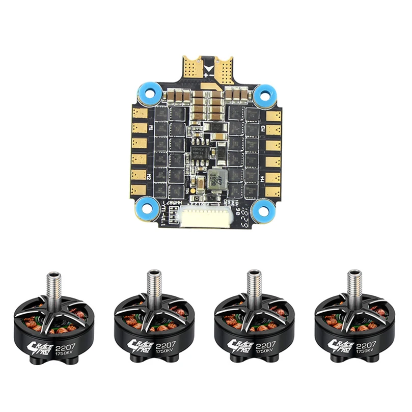 

HobbyWing XRotor Combo Micro 45A 4 in1 BLHeli32 6S ESC + Race Pro 2207 2650KV 2450KV 1750KV Brushless Motor for Drone Quadcopter