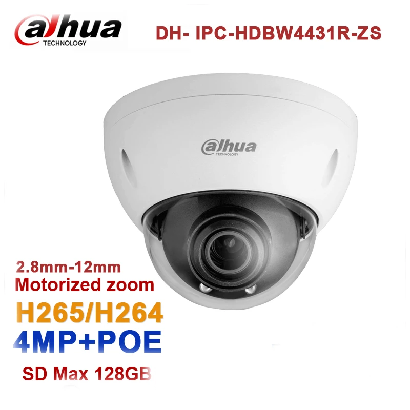 

Dahua IPC-HDBW4300R-Z 2.8mm ~12mm varifocal motorized lens network camera 3MP IR ip camera POE cctv camera english firmware