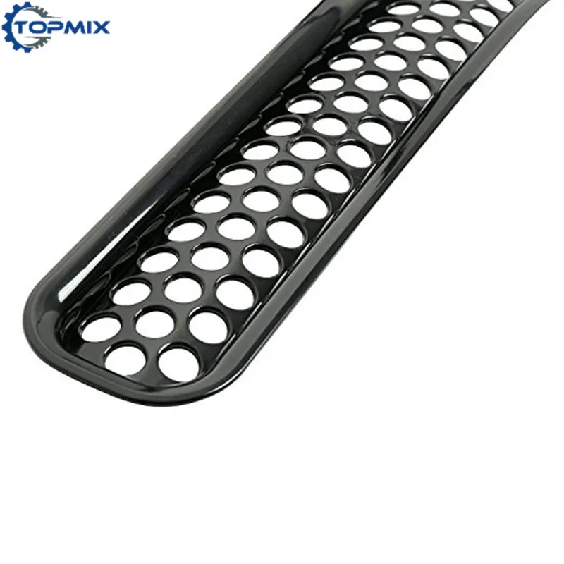 JP-GM7PCS-Bla Black Front Grill Mesh For Jeep 16