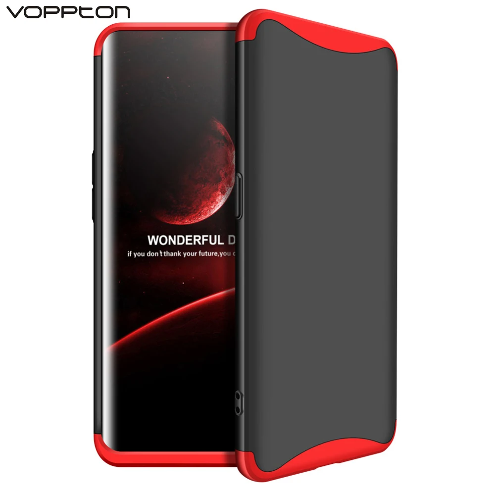 

Voppton Hybrid 3 in 1 Hard PC Case for OPPO Find X Case Luxury 360 Full Protection armor Back Cover for OPPO Find X Fundas