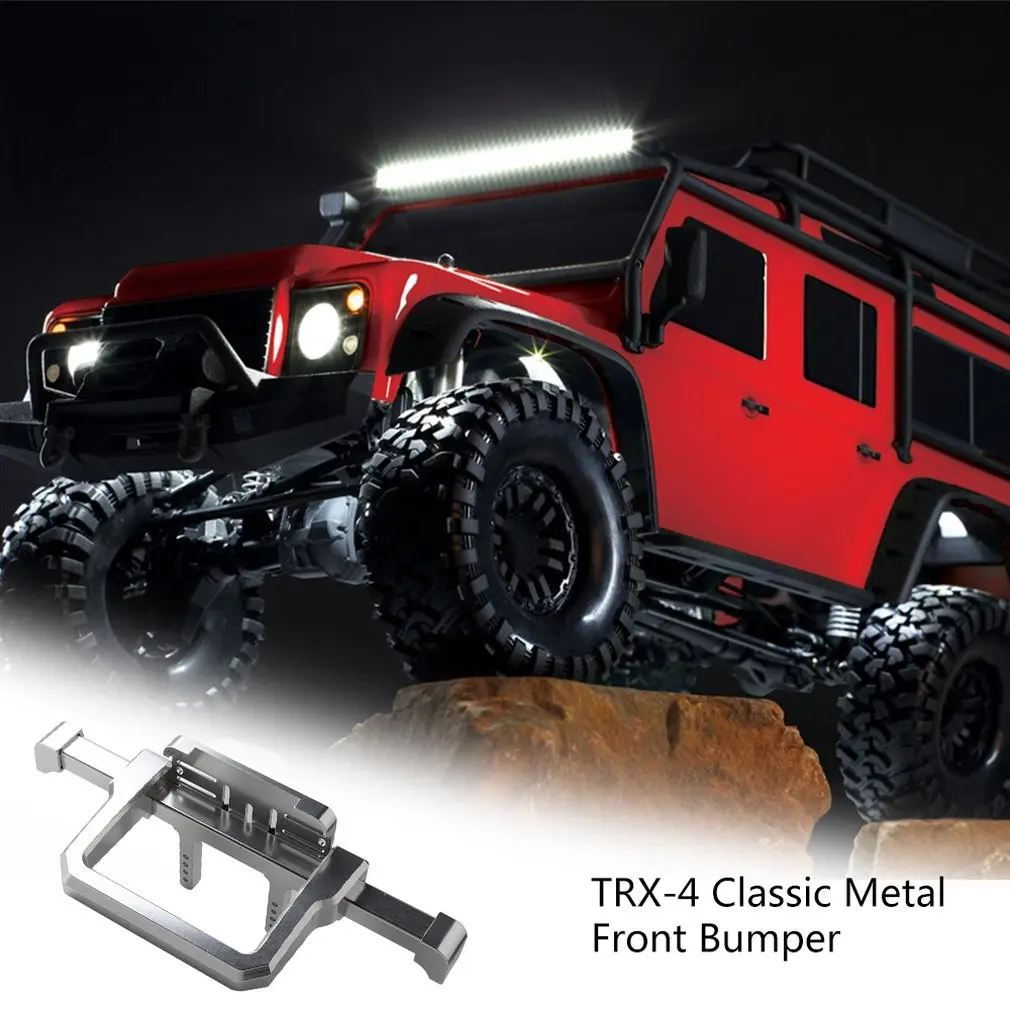 

RC Car Classic Metal Front Bumper for 1/10 RC Crawler Traxxas TRX-4 Upgrade Parts RC Car Accessory
