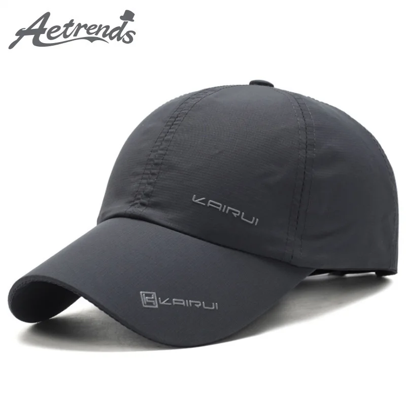 

[AETRENDS] Summer Cap Men Baseball Cap with Mesh Hat Sport Mens Hats and Caps Branded Masculine Bones Trucker Bone Z-6471