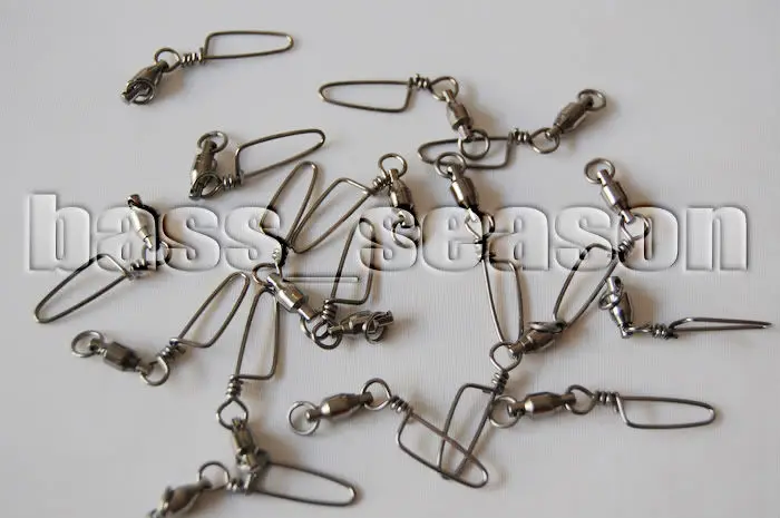 

40 Pcs 2# Ball Bearing Swivels w/Coastal Snap Trolling Rigging 15Lbs