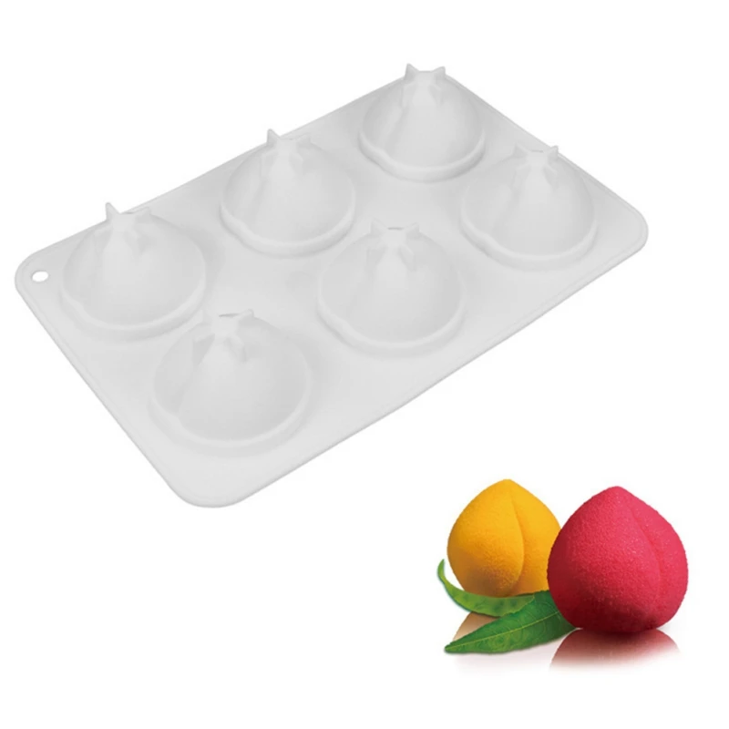 Silicone Molds Cake Decorating Baking Tools For 3D Mould Peach Mold Chocolate Sponge Cakes