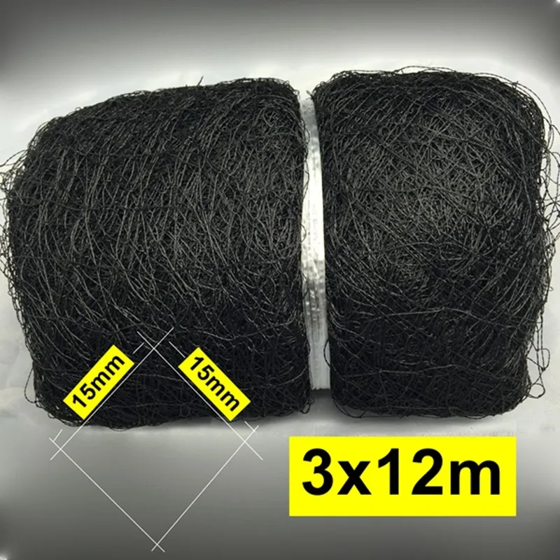 Batawa 12x3 м Mesh15mm 1 шт 110D/2ply фруктовый сад сельскохозяйственная птица летучая мышь захват ловли Туман Чистая