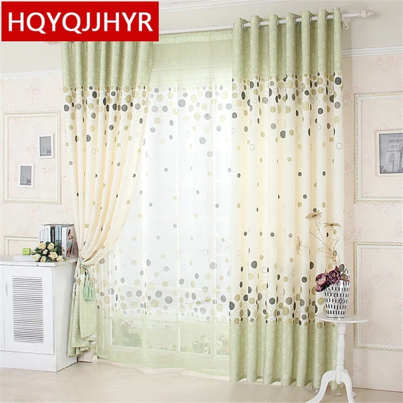 

2016 The new modern garden living room bedroom curtains drapes printing flat balcony windows curtain custom finished