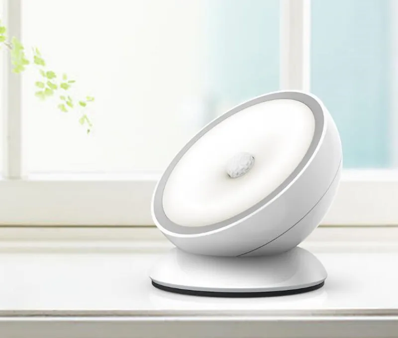 360 градусов Магнитная Беспроводная настенная лампа IR Motion Индукционная