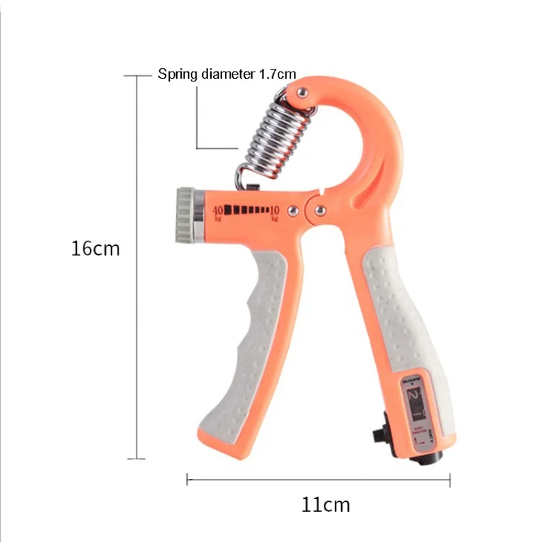 Регулируемый кистевой Эспандер для тренажерного зала фитнес-тренажер для рук расширитель захвата запястья с счетчиком 10-40 кг