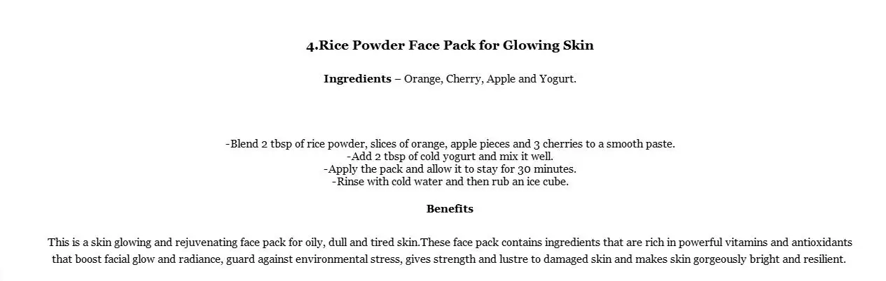 A Grade Rice Powder Skin Brighter Whiter Exfoliate Lighten Pigment Blemish Marks 100g Free Ship