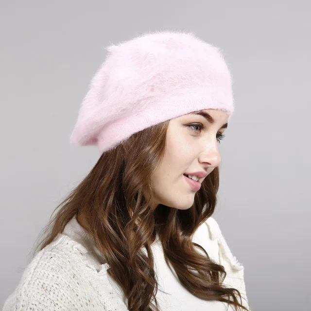 New Fashion Women's Rabbit Beret Hat 