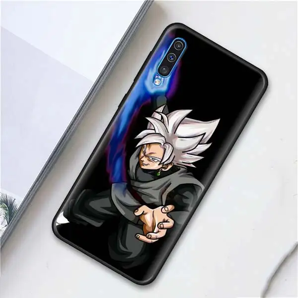 Мягкий чехол для телефона Goku Dragon Ball Z Super Saiya s для samsung Galaxy A10 A20 A30 A40 A50 A70 A6 A7 A8 Plus A9 M30 M20 черный чехол C - Цвет: 012