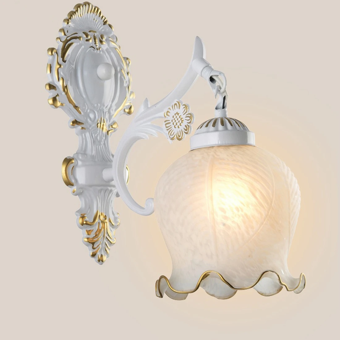 Золотой минималистичный прикроватный настенный светильник для коридора, светодиодный настенный светильник, Европейский настенный светильник с одной головкой