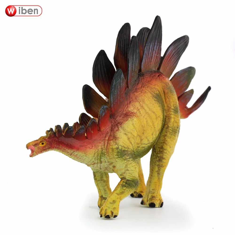 

Wiben Jurassic Stegosaurus Action & Toy Figures Animal Model Collection Vivid Hand Painted Souvenir Plastic toy Dinosaur Gift