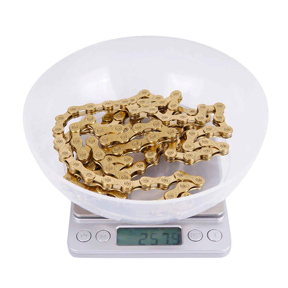 Excellent ZTTO 11s 22s 33s 11 Speed MTB Mountain Bike Road Bicycle Parts High Quality Durable Gold Golden Chain for Parts K7 System 4 Excellent ZTTO 11s 22s 33s 11 Speed MTB Mountain Bike Road Bicycle Parts High Quality Durable Gold Golden Chain for Parts K7 System 4