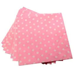 Свадебная вечеринка Бумага салфетки светло-розовый горошек тема полотенца для девочек с днем рождения Baby Shower тканей украшения поставки