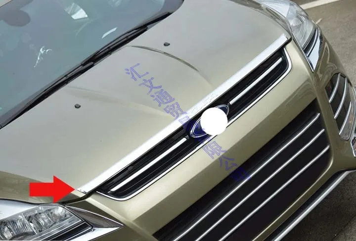 Для Ford Kuga Escape 2013 2014 2015 2016 из нержавеющей стали передний капот гриль решетка бампер