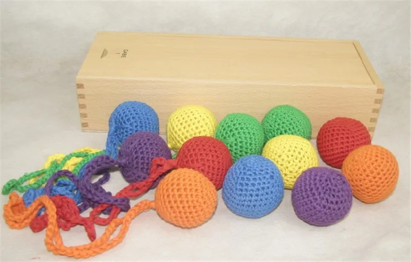 New Wooden Baby Frobel Toy Six-Color Ball Baby Educational Toy Baby Gifts New Wooden Baby Frobel Toy Six-Color Ball Baby Educational Toy Baby Gifts