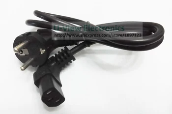 

NCHTEK European EU 3Pin Male Plug to Down Angled IEC 320 C13 Female Power Adapter Cable For Wall Mount TV 1M/Free Shipping/2PCS