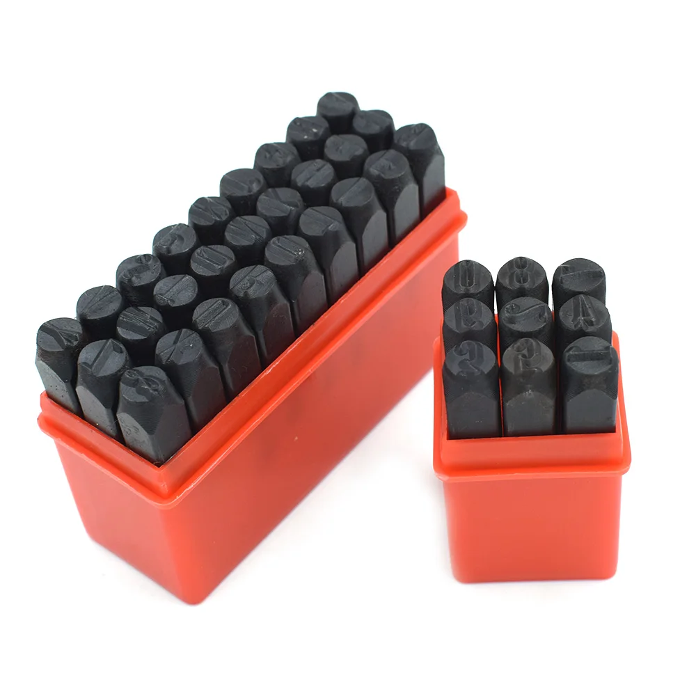 8mm New Stamps Letters Alphabet Numbers Punch Set Wood Leather Steel