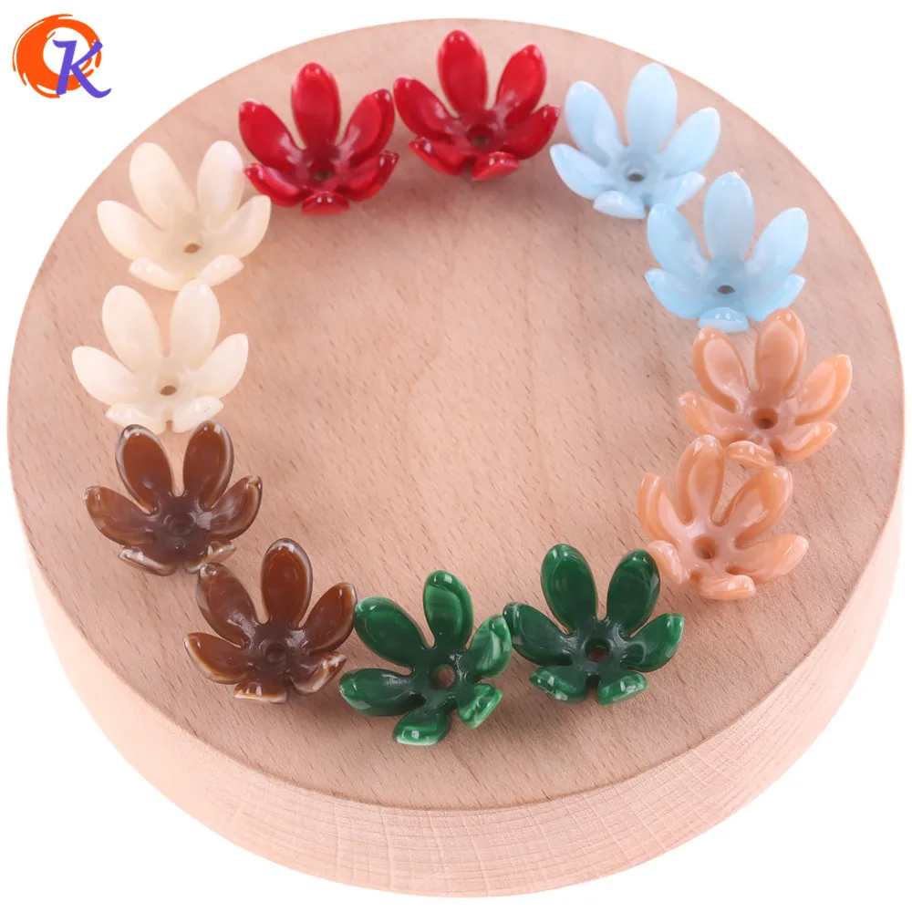 

Cordial Design 13MM 200Pcs Earring Findings/Flower Shape/Acrylic Marble Effect Bead/Jewelry Making/Jewelry Accessories