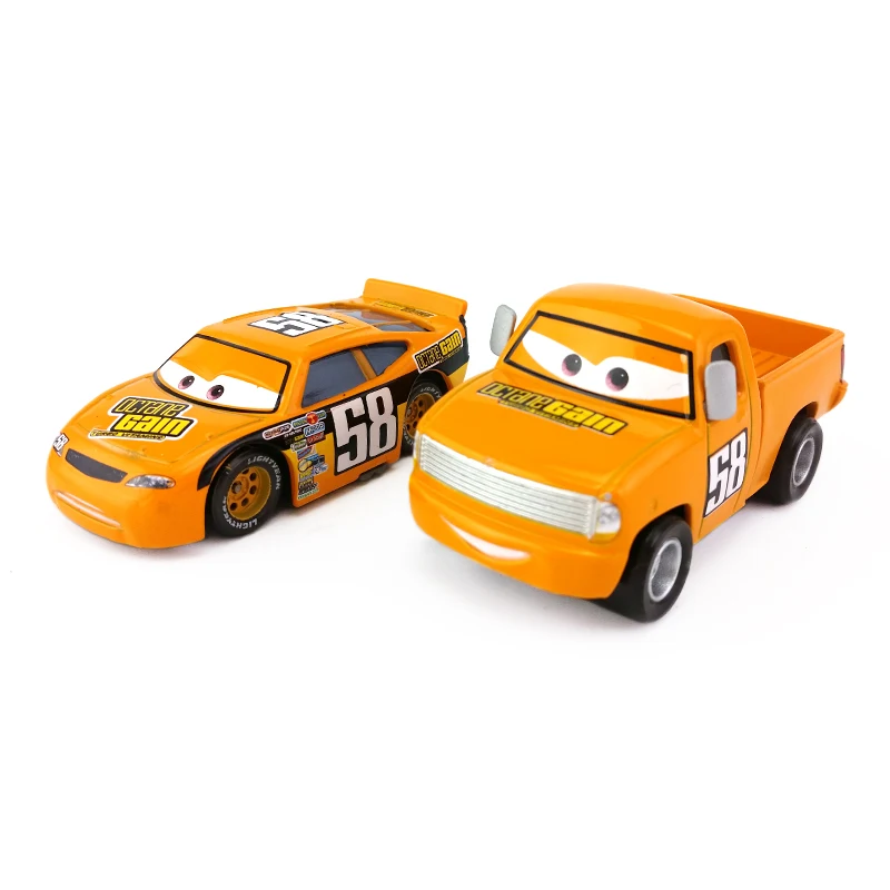 Disney Pixar Cars No.58 Октановое усиление пикап и автомобиль 1:55 литья под давлением мета