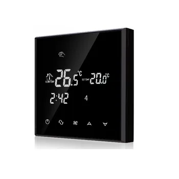 

Digital Thermostat Touch Screen Weekly Programmable 16A Infrared Heating Thermostat Room Temperature Controller