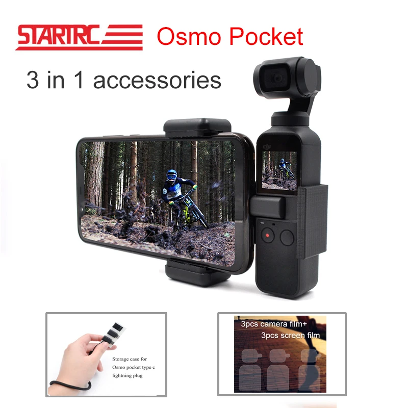 

DJI OSMO Pocket Accessories Handheld Camera Phone Holder Bracket Fixed Stand Mobile Holder for OSMO Pocket