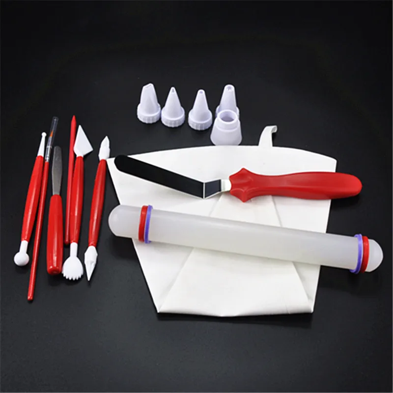Decorating Cake Cutter Set Cake Baking Fondant Tools Cake Spatula