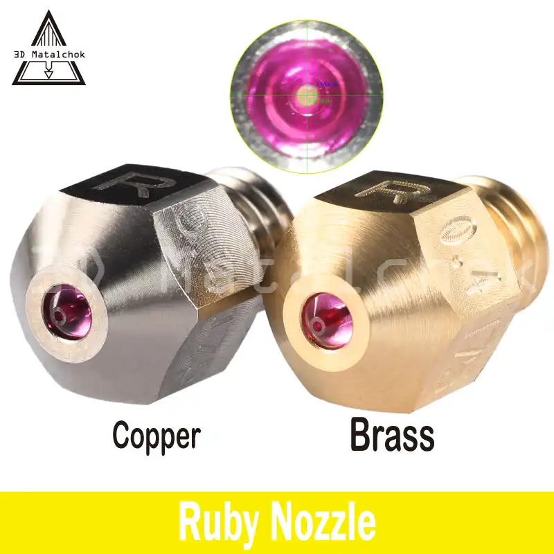 3d Matalchok High Quality Mk8 Ruby Nozzle F Creality Cr 10 All Metal Hotend Ender 3 Prusa I3 Mk3 3d Printer Aliexpress