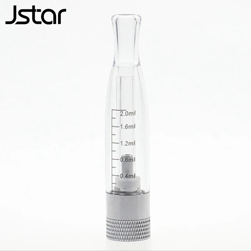 

50pcs/lot Jstar H2 Clearomizer 2.0ml Capacity Bottom Heating Cartomizer 7 Colors for Electronic Cigarette
