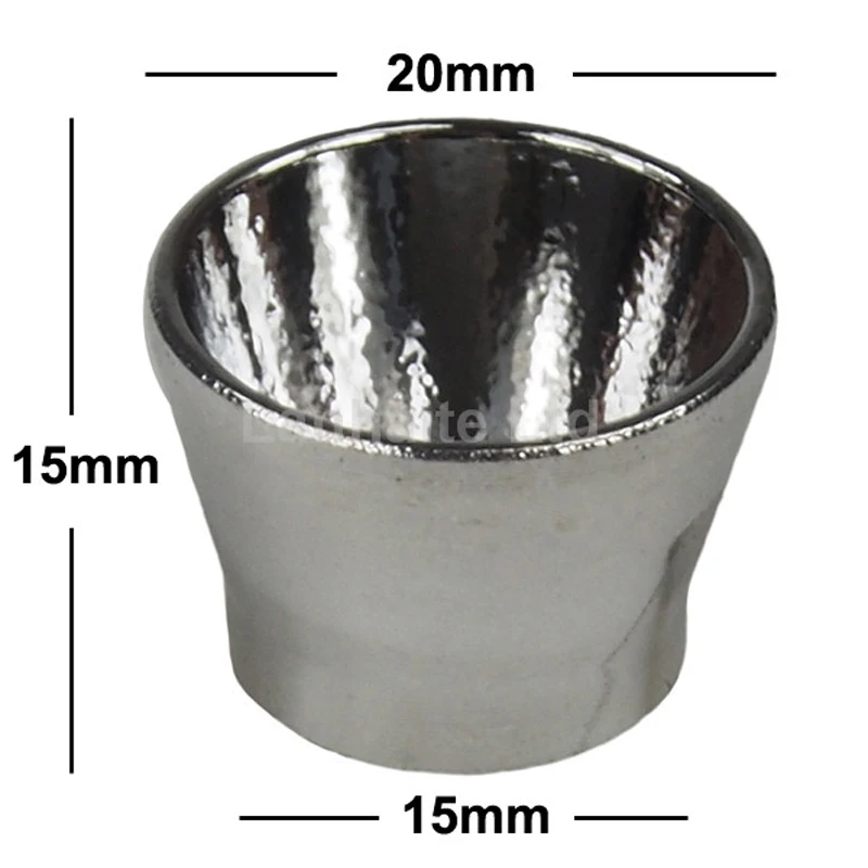 20 мм (D) x 15 (H) ОП алюминиевый отражатель для Cree XP G / E|reflector kit|reflector delineatoraluminum lath |