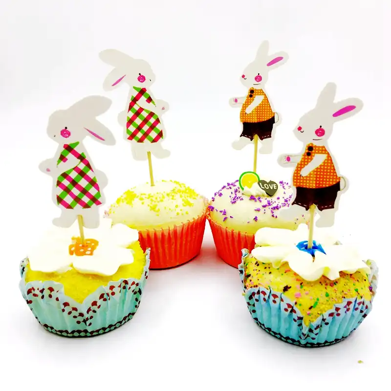 Detail Feedback Questions About New 48pcs Cute Peter Rabbit Cupcake