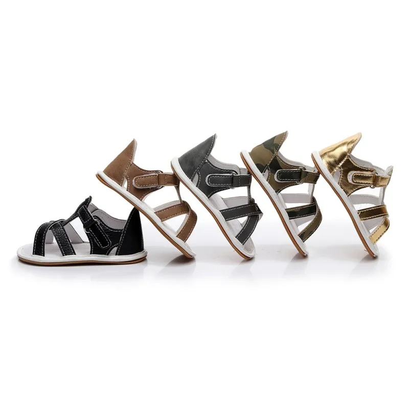 

Summer Baby Sandals PU Multi Style Solid Color Boys Girls Casual First Walkers Simple Beach Shoes