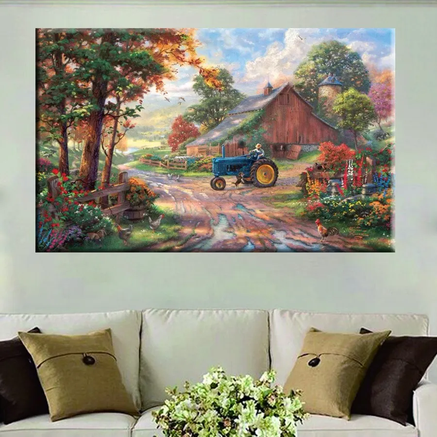 Farm Scene Wall Art