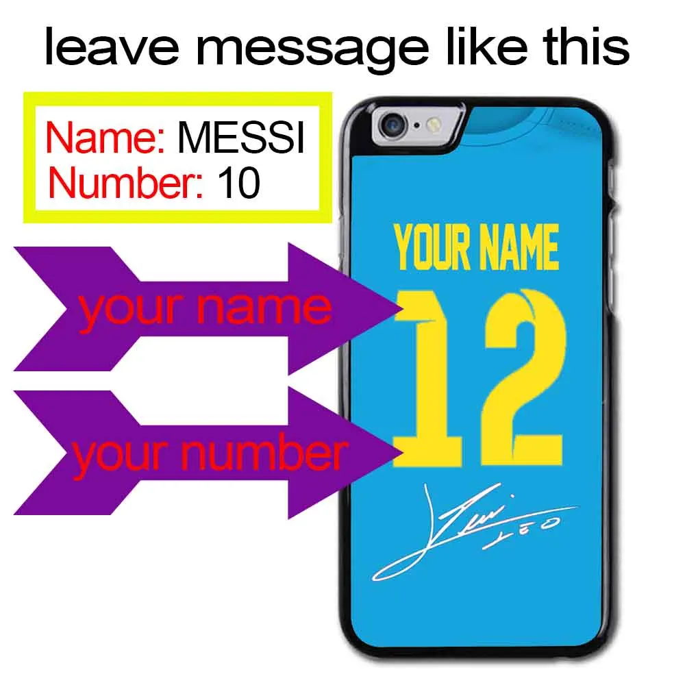 Пользовательские Барселона чехол с надписью &quotMESSI&quot для Xiaomi Redmi Mi8 SE A2 Pocco F1 Note 3 S 4A