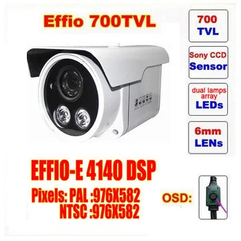 

Free shipping video camera ccd bullet camera dual lamps array led infrared camera sony waterproof ir 50m