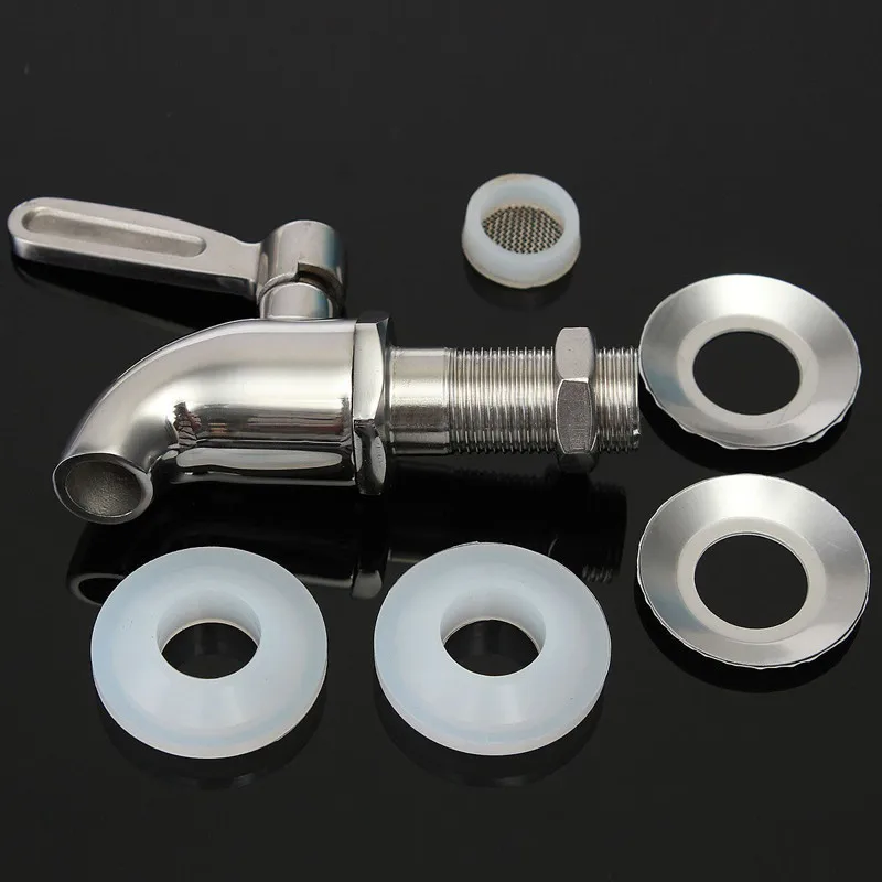 1.6cm 304 stainless steell Faucet Tap for Home Brew Barrel Beverage Wine Beer Kegs