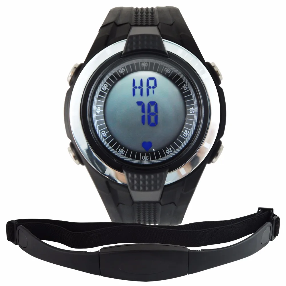 Heart Rate Monitor Pedometer step counter Fat Calories Count Exercises