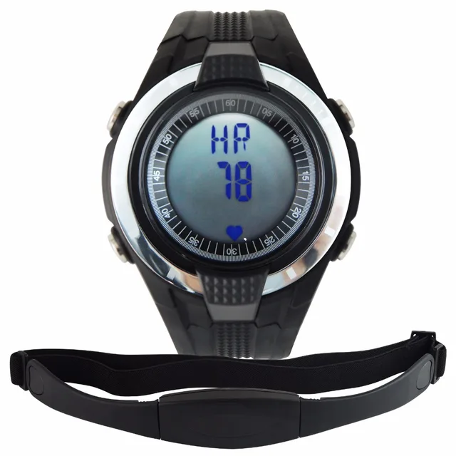 heart rate monitor pedometer step counter fat calories count