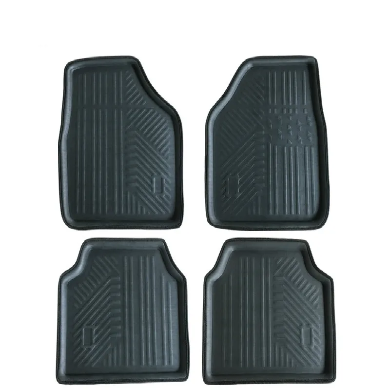 

Universal Pvc Leather Car Floor Mats EVA Waterproof Anti-Dirty Auto Foot Mats For camry 2018 chrysler toyota honda accord
