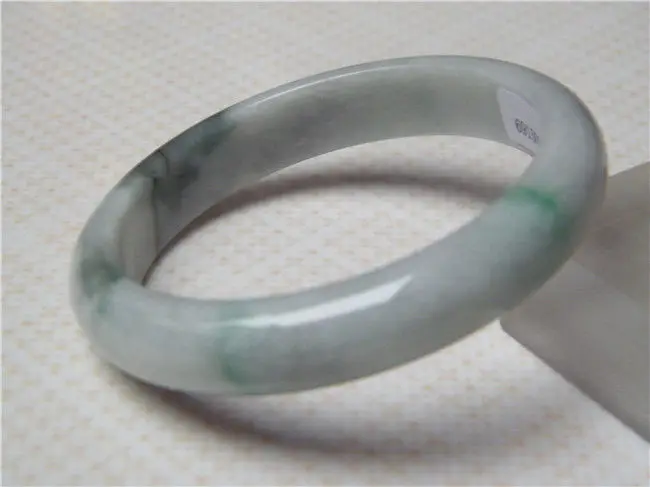 

FREE SHIPPING>>>@@ CERTIFICATE 100% NATURAL BEAUTIFUL JADEITE BRACELET JADE BRACELET 55.5MM NEW