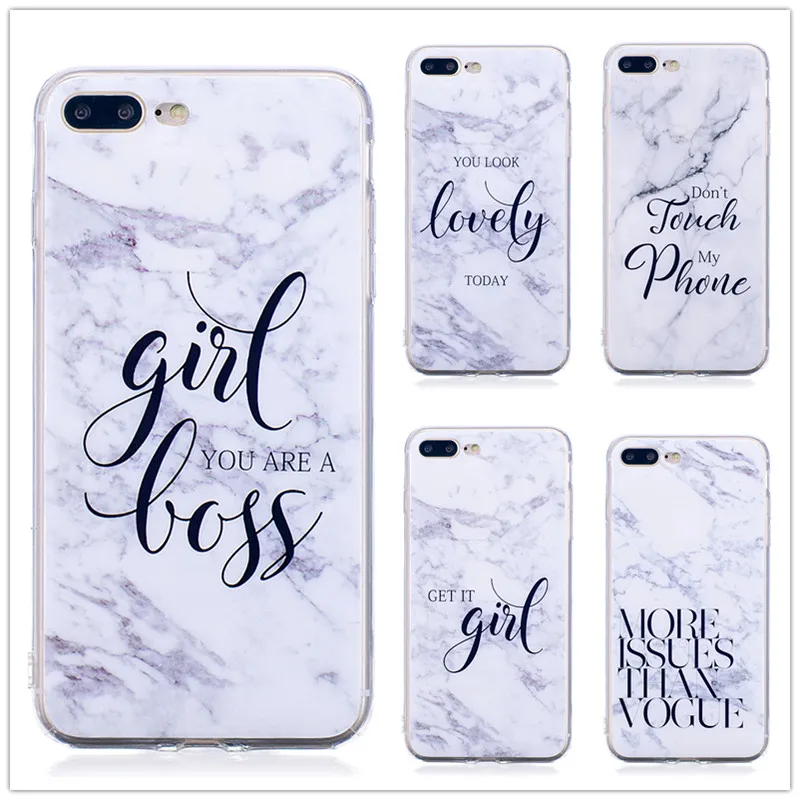 

Soft Silicone Cover for Samsung S5 Mini S6 S7 Edge S8 Plus J3 J5 A3 A5 2016 2017 White Marble Girl Lovely Back TPU Phone Case