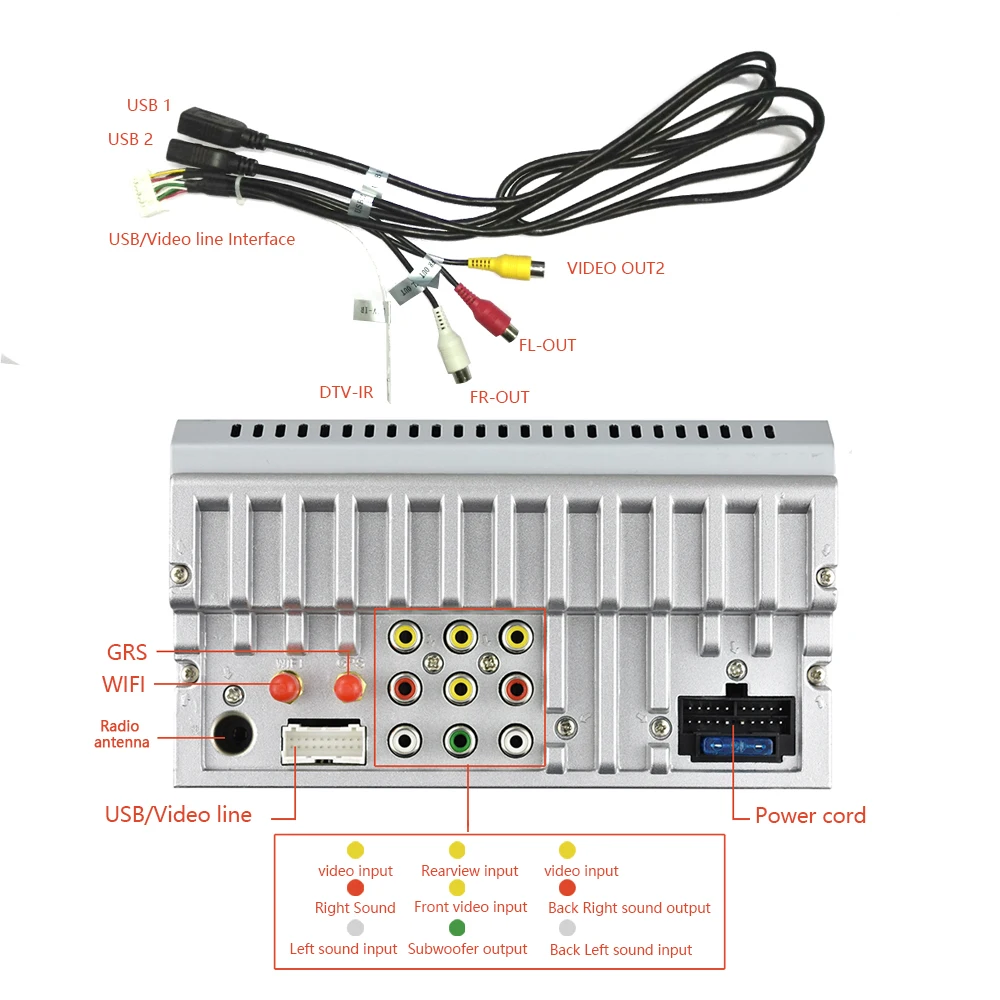 Hikity 2 din Автомобильный мультимедийный dvd-плеер Android gps сенсорный экран автомобильное радио двойной USB Авторадио с Android/Iphone Зеркало Ссылка